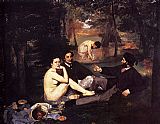 Edouard Manet Wall Art - Dejeuner Sur L'Herbe